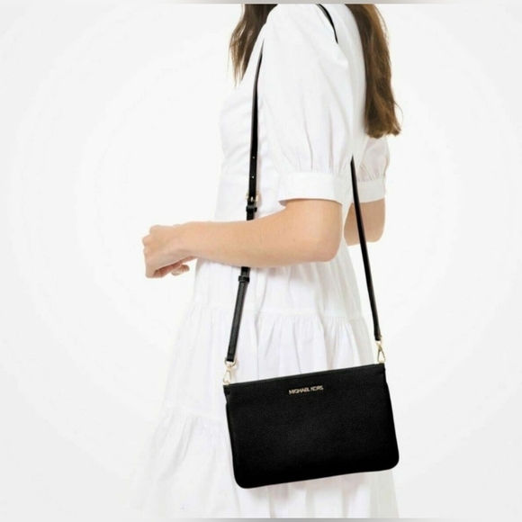 Michael Kors Jet Set Triple Gusset Crossbody NWT - Picture 6 of 7